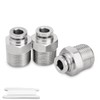 Bwintech 3 Pieces 8mm Hose OD x 3/8 BSP Male