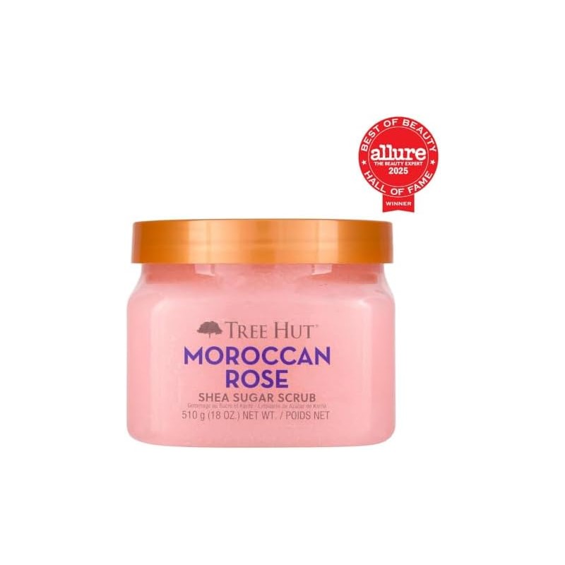 TREE HUT, Moroccan Rose Shea Sugar Scrub, Exfoliante Corporal de