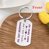 6th Wedding Anniversary Keychain Gifts for Women Men - 6
