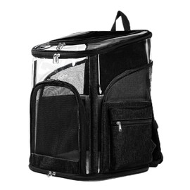 Beidingsen Cat Carriers Dog Carrier Pet for Small Medium Cats Dogs Puppies up to 25 Lbs, TSA Airline Approved Soft Sided, Collapsible Travel Puppy - Black Grey (M: 13" LX11.4 WX17.3 H, Black)