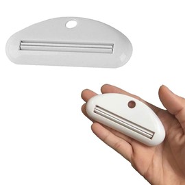 Tube Squeezer, 1 Pack, White, No Waste, Easy to Use, Simple and Convenient, Toothpaste, Squeeper, Facial Extruder, Ointment Extruder, Pigment Extruder, Suitable for Toothpaste, Facial Cleanser