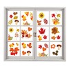 Autumn Maple Leaf Gnome Window Decals - 9 Sheets for