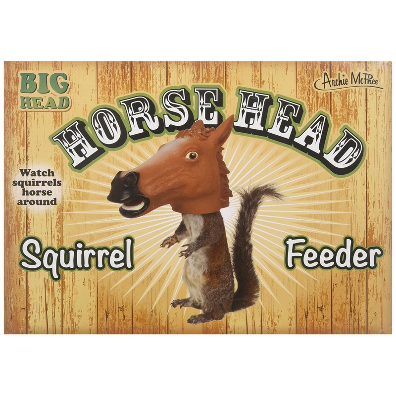 Accoutrements Horse Head Squirrel Feeder
