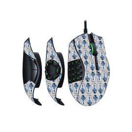 MightySkins Skin Compatible with Razer Naga Trinity - Galaxy Bots | Protective, Durable, and Unique Vinyl Decal wrap Cover | Easy to Apply, Remove, and Change Styles | Made in The USA