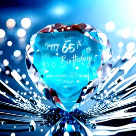 Trcousoa 65th Birthday Gifts for Women Happy 65th Birthday Gifts for Women Her 65th Birthday Gift Ideas 65 Year Old Birthday Gifts for Women 65th Birthday Gifts for Mum Sister Wife Aunt Grandma