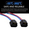 Downhill 2 PCS H13/9008 Female Socket Harness Connectors, Signal Light