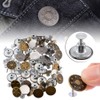 Gasea 80 Sets 8 Styles 17mm Jeans Buttons Tack Buttons
