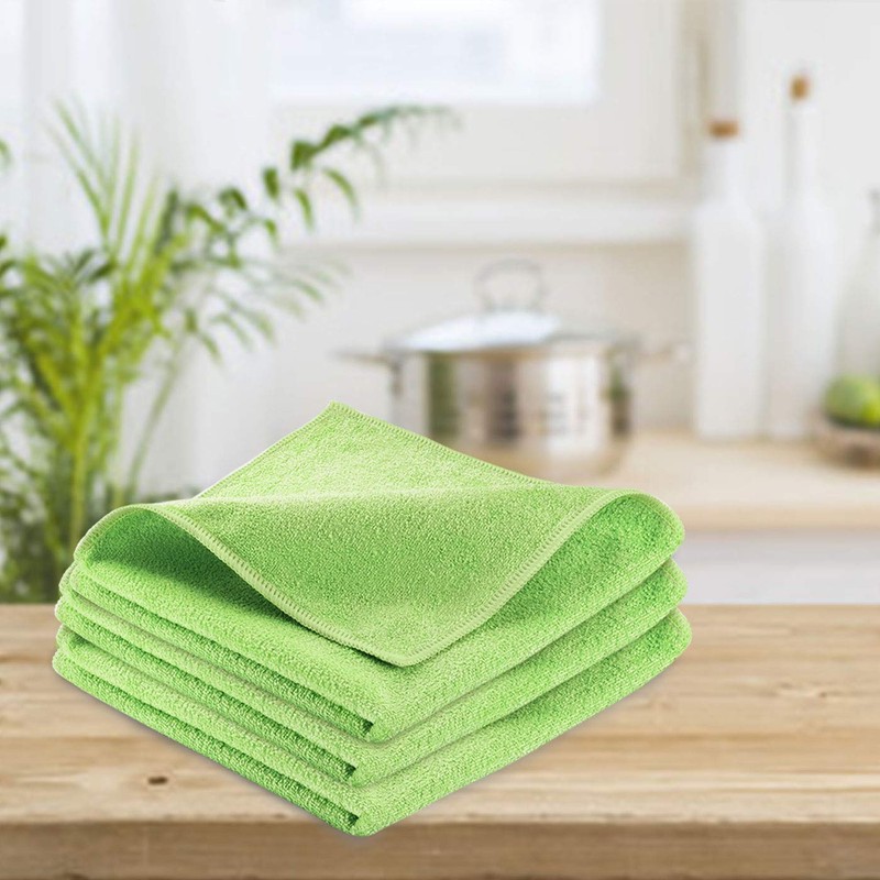 POLYCLEAN 3 x Bamboo All-Purpose Cloths - Sustainable Cleaning Cloth