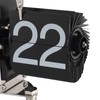 Retro Digital Flip Down Clock Flip Desk Clock Mechanical Battery