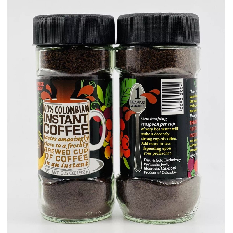 Trader Joe's 4X Trader Joe's Instant Coffee 3.5 oz Trader