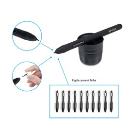 XP-Pen Replacement Nibs Only for XP-Pen PN01 Passive Stylus 50 Pieces (Black)