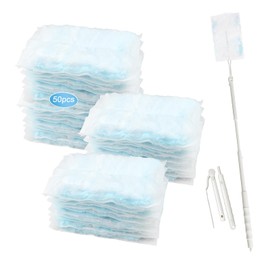 Pack of 50 Dust Magnet Refill Pack - Dust Mop with Telescopic Handle Duster Dusters for Wipes Dusters Cleaning Dust Cloth Refill Starter Set for Pet Hair Dust Dirt