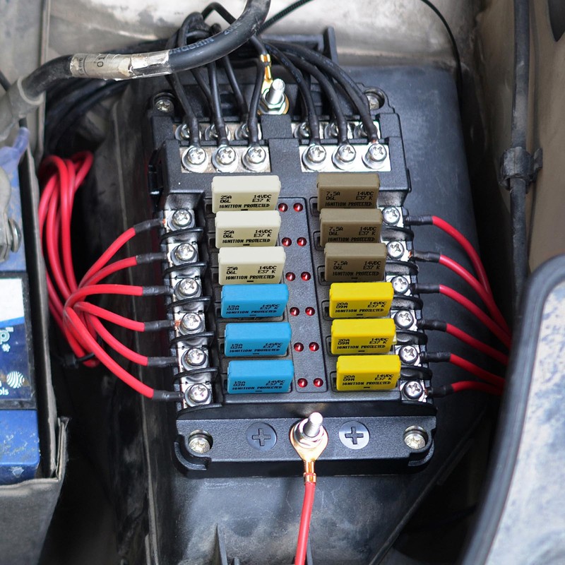 GLOSO E37 Auto (T1) Reset Low Profile ATC/ATO Circuit Breakers