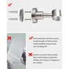PHASAT Handheld Shower Head Holder Adjustable 304 Stainless Steel Handheld