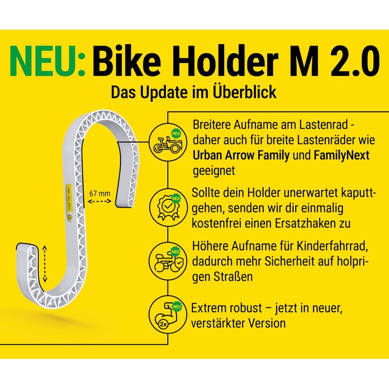 Frank Bike Holder M 2.0 – 2 x Holder for