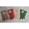 Holiday Christmas Sprinkle Set 4 Pack 8 Ounces Each Bag,