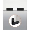 QWORK 8 Pieces U Angle Bracket Stainless Steel Heavy Duty