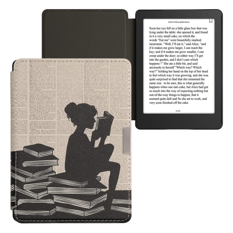 kwmobile Flip Case Compatible with Kobo Aura Edition 2 Case