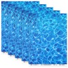 Cabilock 5Pcs Artificial River Tile Sheet 11.61X8.26In Simulated Water-Print Stickers