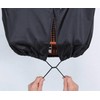 Kawasumi Seisakusyo KW-245BK 2-Tier Front Bike Basket Cover, Double-Sided Zipper,