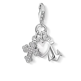 Thomas Sabo Women Silver Clasp Charm - 0409-051-14