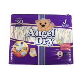 Pañales Angel Dry Jumbo 1 Pack Desechables Bebés 30pz