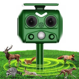 Repellente per Gatti, Dissuasori per Piccioni, 2026 Nuovo Ultrasuoni Solare Repellente Gatti Repeller per Piccioni,Uccelli,Cani,Topi,Volpi, Ultrasound per Animali