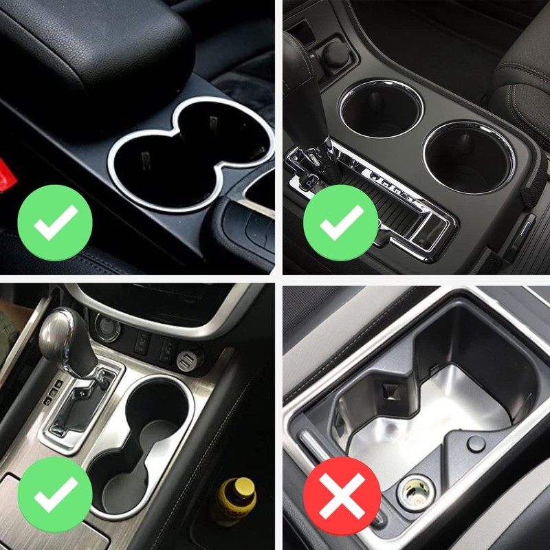 BEANPRECOY Car Cup Holder Expander, 360°Rotation Adjustable Base Car Cup