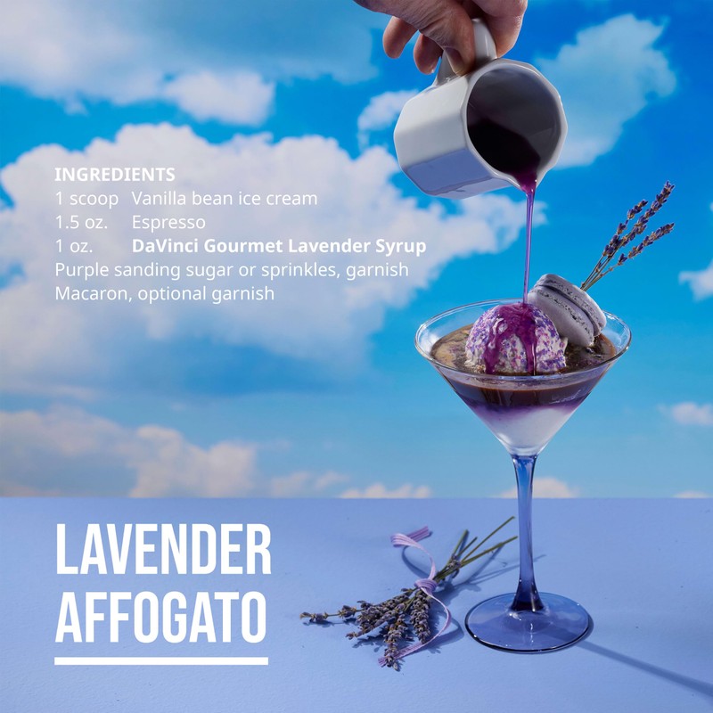 DaVinci Gourmet Lavender Syrup, Natural, 25.4 Fluid Ounces (Pack of