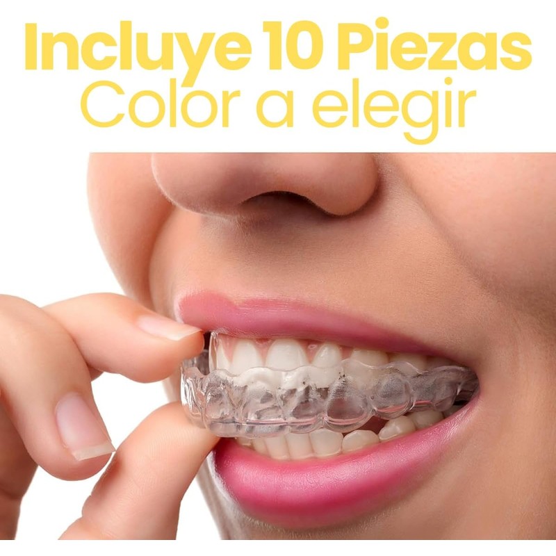 Paquete 10 Masticables de Ortodoncia, Alineación y Retenedores Protectores Bocales,