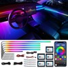 Acrylic Interior Car LED Strip Light with Wireless APP, Dreamcolor