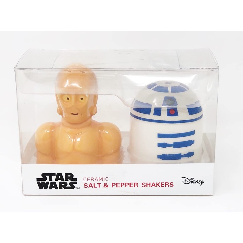 Designware Ceramic R2-D2 & C3-PO Salt & Pepper Shakers (2