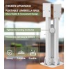 MILIMOLI Foldable Portable Beach Umbrella Stand - Portable Patio Umbrella