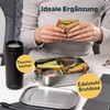 SILBERTHAL Small Stainless Steel Container with Lid Round - Leak-proof