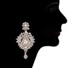 I Jewels Womens 18K Rhodium Plated Austrian Crystal Indian Wedding