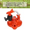 Chicken Water Dispenser Pressure Regulator, 2 Way Recoil Pressure Regulator