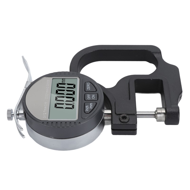 Digital Thickness Gauge 0.001mm/0.00005in 0‑12.7mm Electronic Micrometer Thickness Meter with