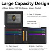 furid Top Grain Leather Wallet Men: RFID Minimalist Bifold Credit