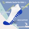 TRAMLE Boys Socks 12 Pairs, Toddler Kids Cotton Sports Trainer