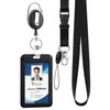 Teskyer Lanyards for ID Badges Set, ID Badge Holder with