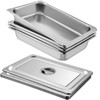 Vevor 4 Pack Hotel Pan 3.7" Deep Steam Table Pan