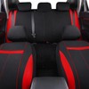 CAR-GRAND Universal Fit Sporty Cloth Full Set Car Seat Covers,