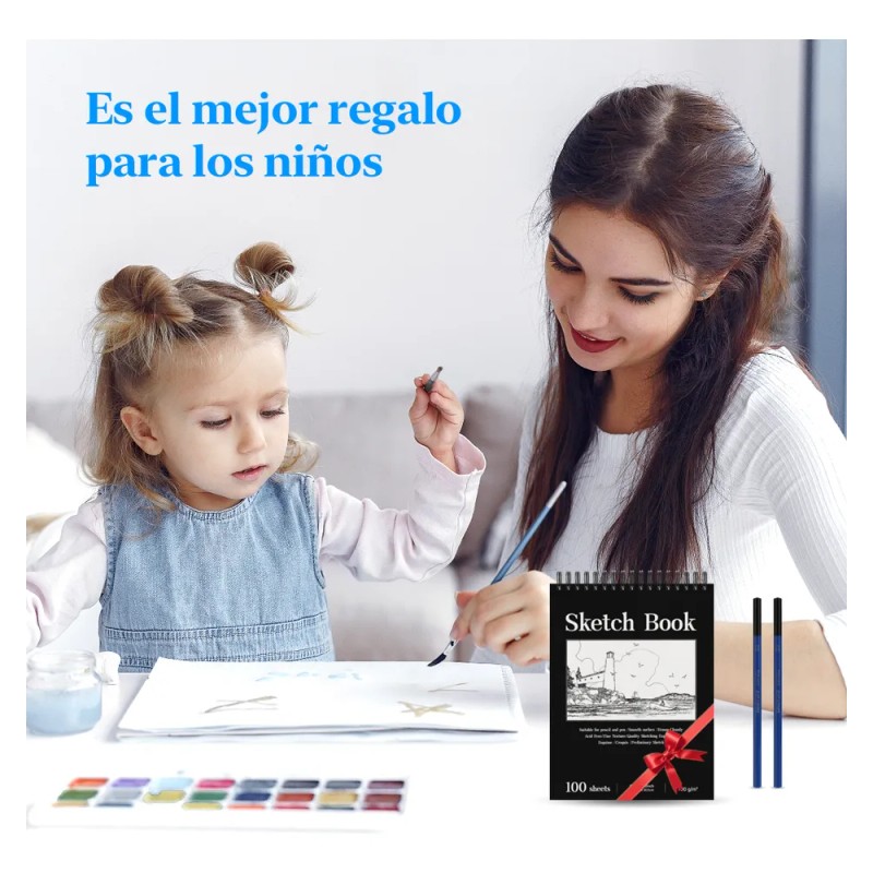 Cuaderno A4+ De Boceto Y Dibujo 200 Páginas Blank Sketchbook