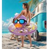 POZA Inflatable Duck Pool Float Tube - Heavy Duty Vinyl