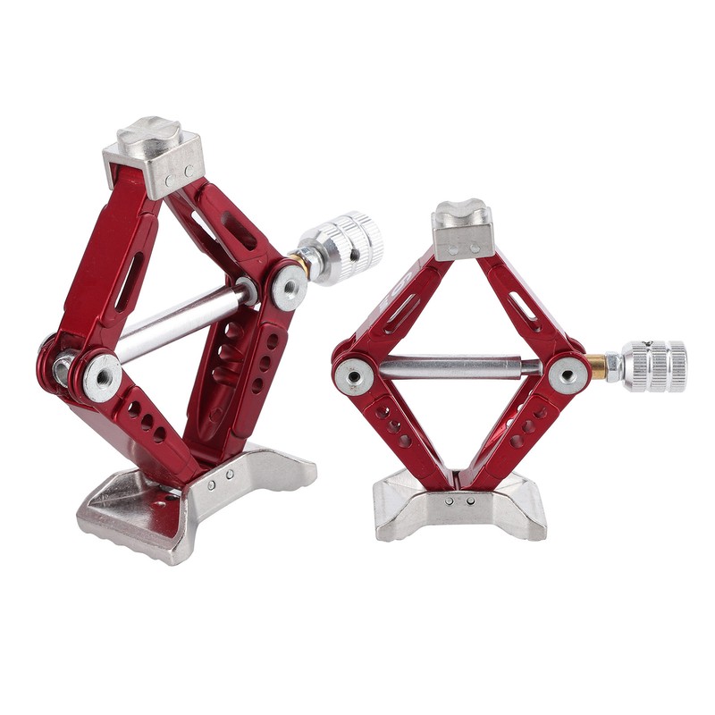 2Pcs Metal Universal Rhombus Adjustable Lifting Jack Accessory for 1/10