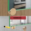 4Pcs Mirror Glass Clips Aluminum Glass Shelf Clamp Mirror Mounting