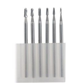 Luo ke 6 Pcs Jewelry Burr, 3/32'' Shank Ball Nosed Cone Shape Burs Jewelry Making Tools for Rotary Tools
