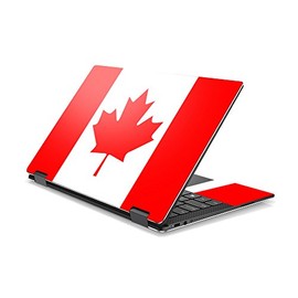 MightySkins Skin Compatible with DELL XPS 13 9365 2-in-1 (2017) - Canadian Flag | Protective, Durable, and Unique Vinyl Decal wrap Cover | Easy to Apply, Remove, and Change Styles | Made in The USA