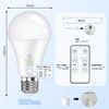 OKALUMI 防災LED電球 蓄電型LED電球 E26 8W 800lm 60W形相当 スイッチ付き USB充電式 省エネ