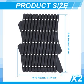 Sunnymove 2 Pcs Car Truck Window Pet Gate, Extendable Car Window Dog Puppy Ventilation Grill Mesh Vent Security Lattice Telescopic Fence for Trucks SUV Pet Safety Protection Summer Air Ventilation